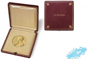 این مدال جایزه نوبل در 1962 برای تحقیق در زمینه ساختار DNA به James Watson داده شد